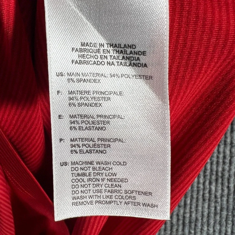 Adidas‎ Polo Shirt Mens Large Red Short Sleeve Golf Casual Outdoor Lightweight